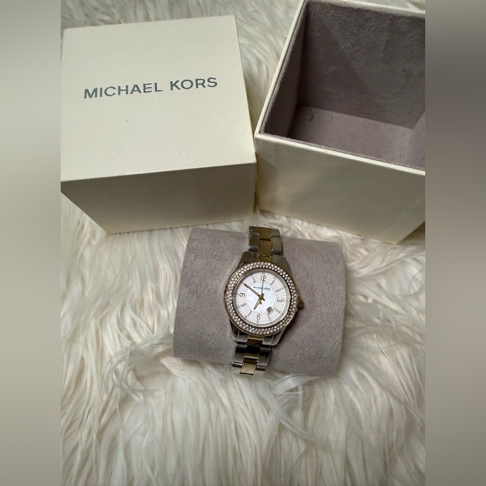 Michael Kors Two-Tone Silver and Gold Watch